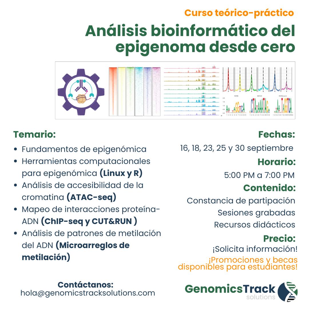 Curso Online: Análisis bioinformático del epigenoma desde cero
